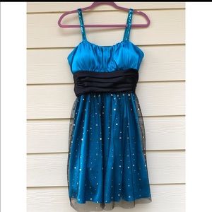 Cute Blue Party Dress